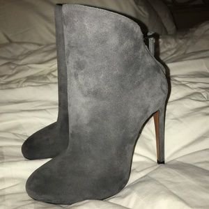 Alaia - gray suede booties size 36 or US 6